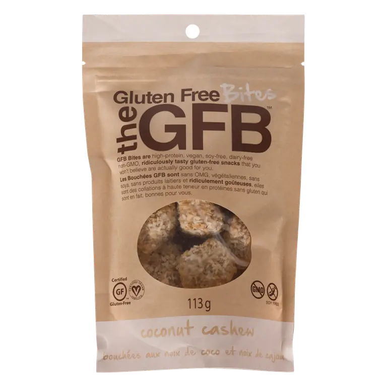 Gluten-Free Bites Vegan Coconut Cashew 113 g