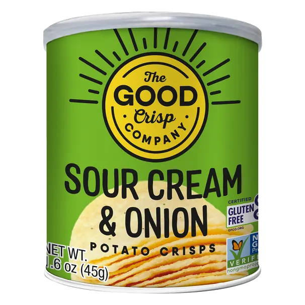 Gluten Free Sour Cream & Onion Potato Crisps