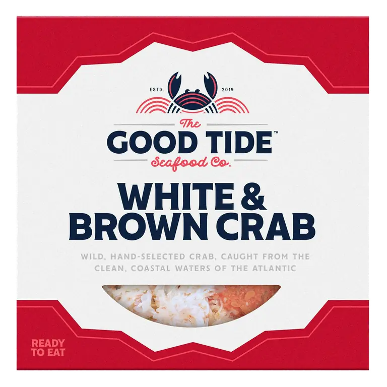 White and Brown Crab 100g