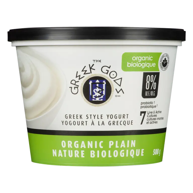Organic 8% Greek Yogurt Plain 500 g