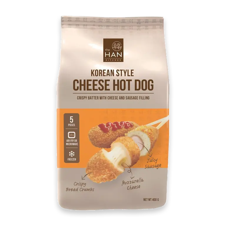 Korean Style 5 Cheese Hot Dogs