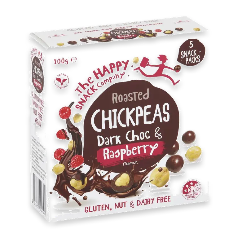 Chickpeas Dark Choc & Raspberry