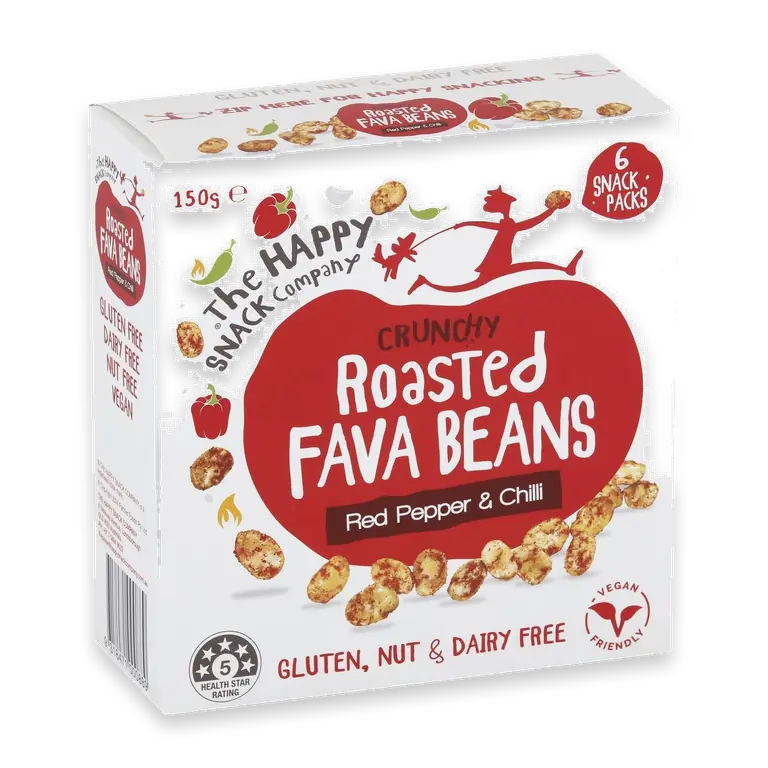 Roasted Fava Beans Red Pepper & Chilli
