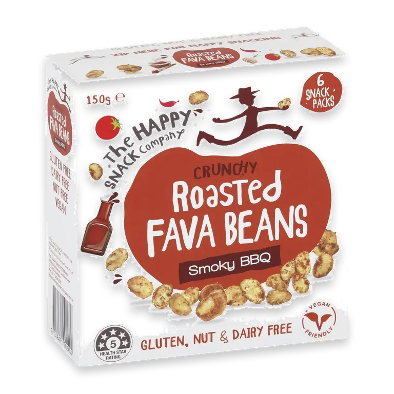 Roasted Fava Beans Smoky BBQ