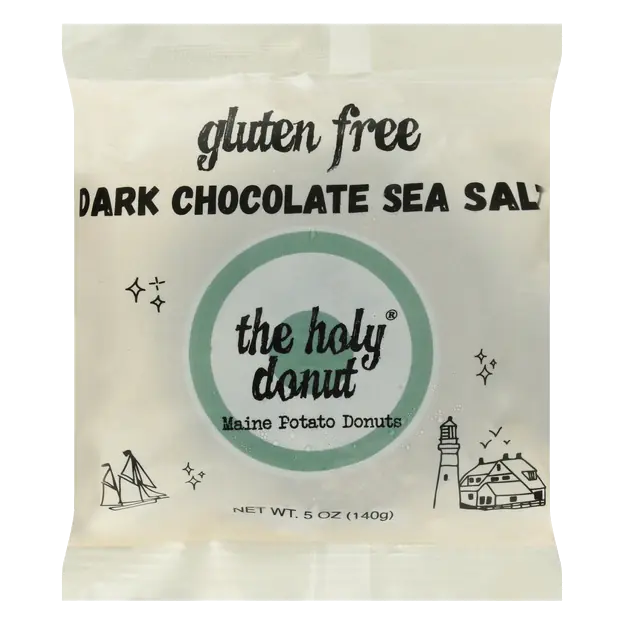 Gluten Free Dark Chocolate Sea Salt Maine Potato Donuts