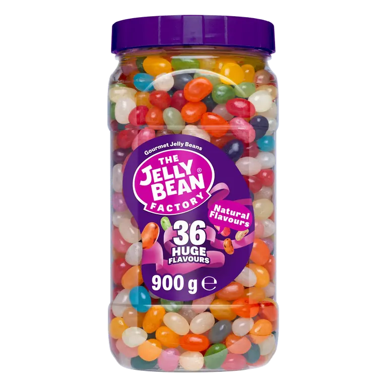 The Jelly Bean Factory 36 Huge Flavours Gourmet Jelly Beans 900g