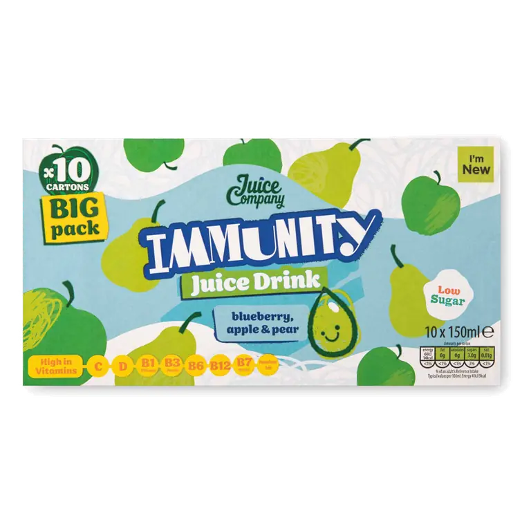 Childrens Immunity Juice Drink Blueberry, Apple, Pear