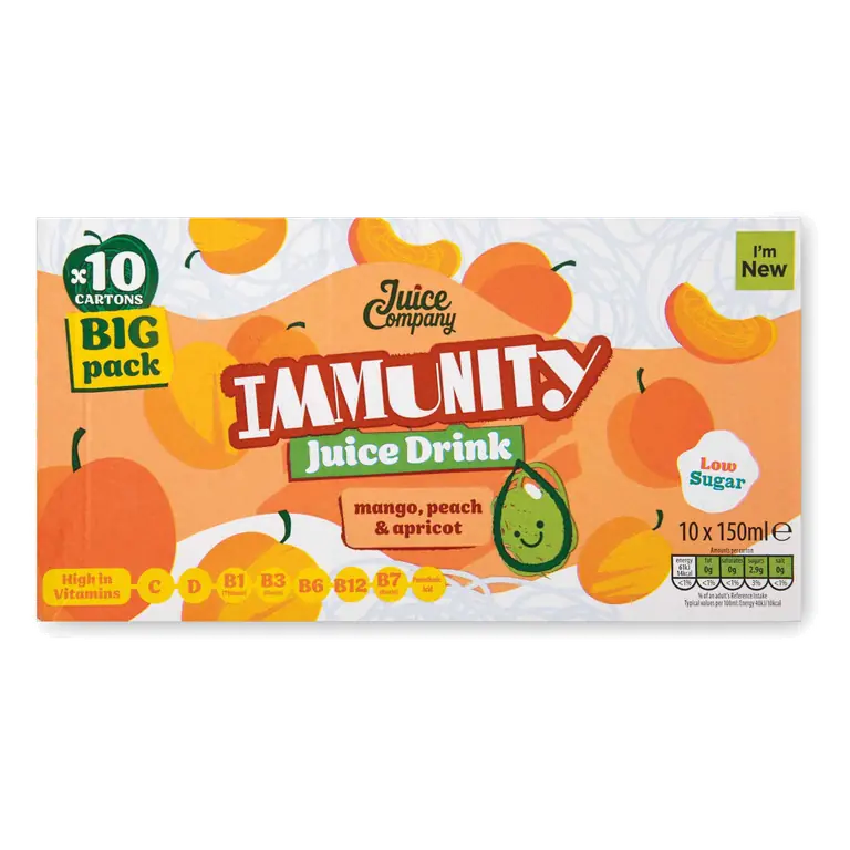 Childrens Immunity Juice Drink Mango, Peach, Apricot