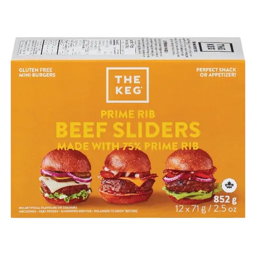 Frozen Beef Burger Sliders 852 g