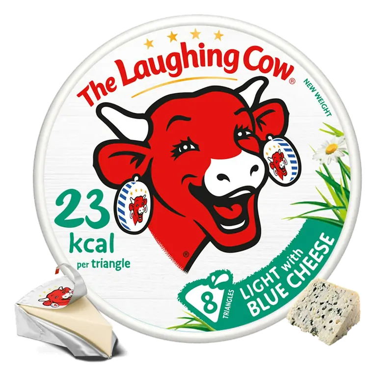 Light Blue Cheese Spread Triangles x8 120g