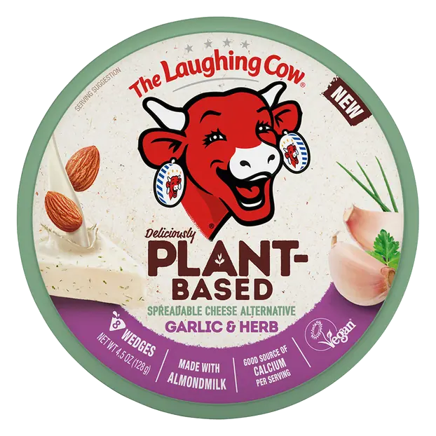 Plant-Based Garlic & Herb Spreadable Cheese - 8 ct
