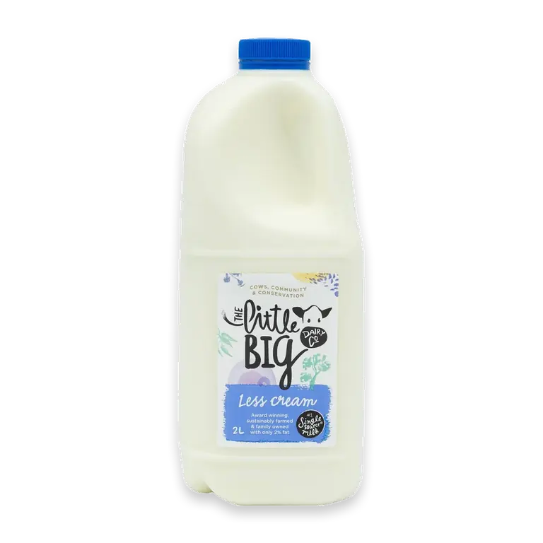 Less Cream Milk Bottle