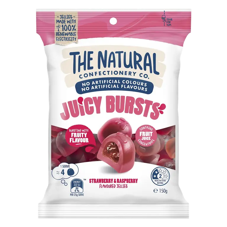Juicy Burst Strawberry Raspberry