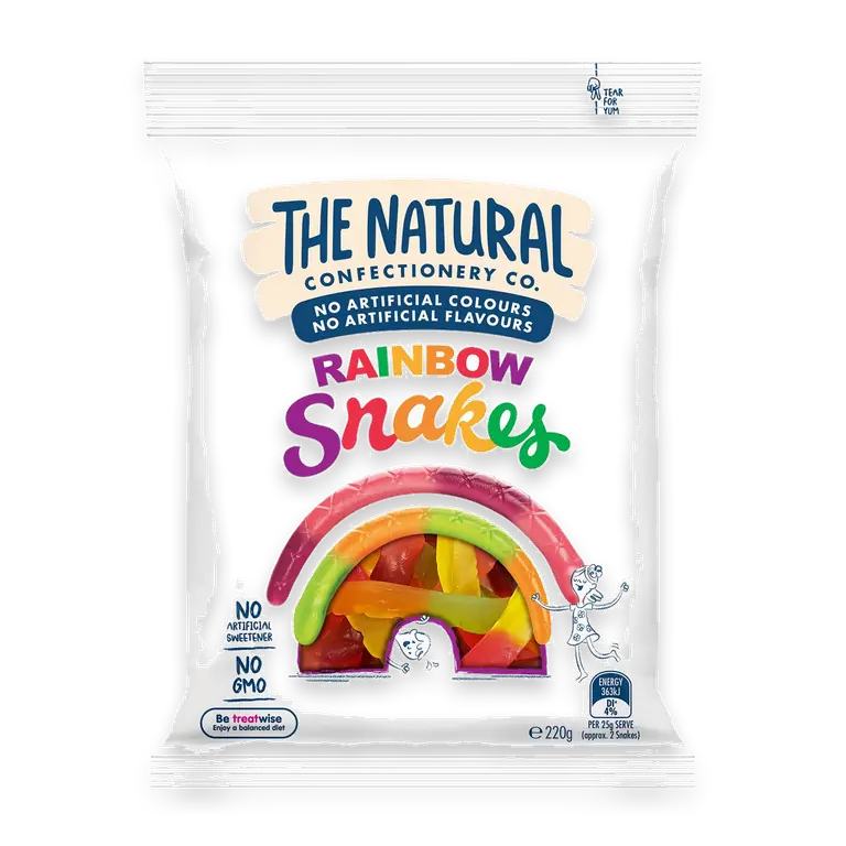 Rainbow Snakes Lollies
