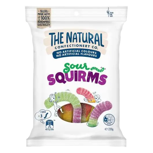 Sour Squirms Lollies