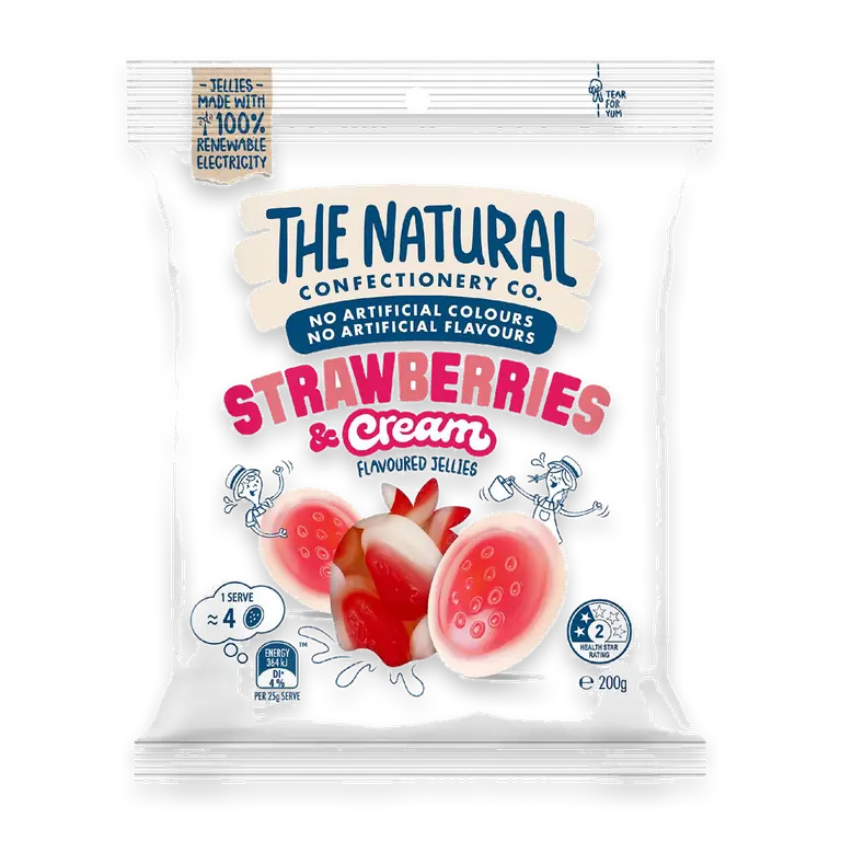 Strawberries & Cream Jellies