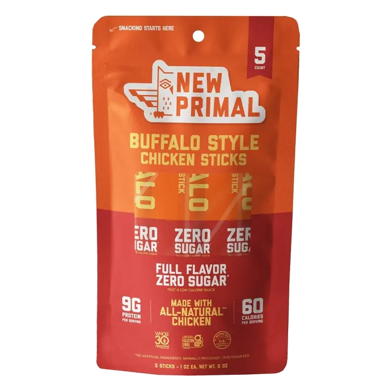 The New Primal Buffalo Chicken Sticks, 1oz/5ct