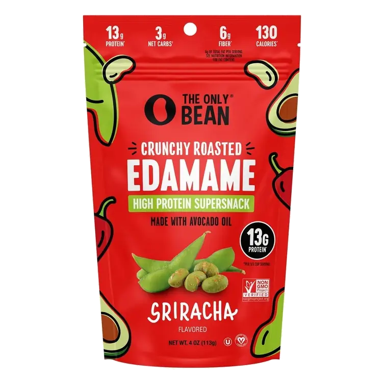 Sriracha Crunchy Roasted Edamame Beans