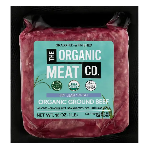 Organic 85% Lean 15% Fat Ground Beef