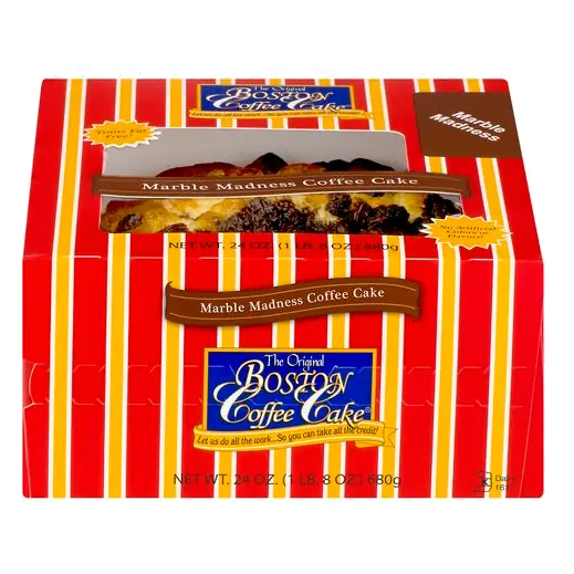The Original Boston Marble Madness Coffee Cake