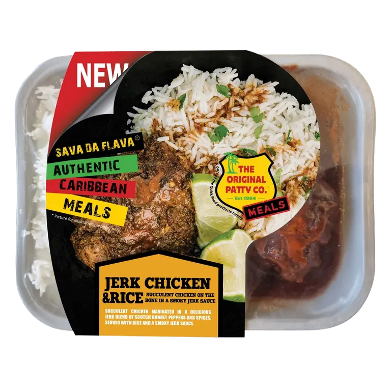 Jerk Chicken & Rice 380g