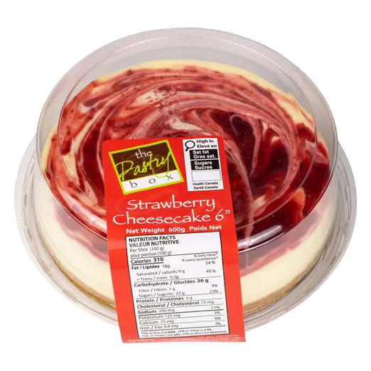 Frozen Cheesecake 6-Inch Strawberry 600 g
