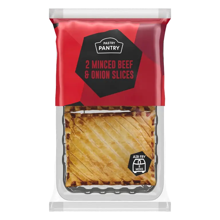 The Pastry Pantry 2 Minced Beef & Onion Slices