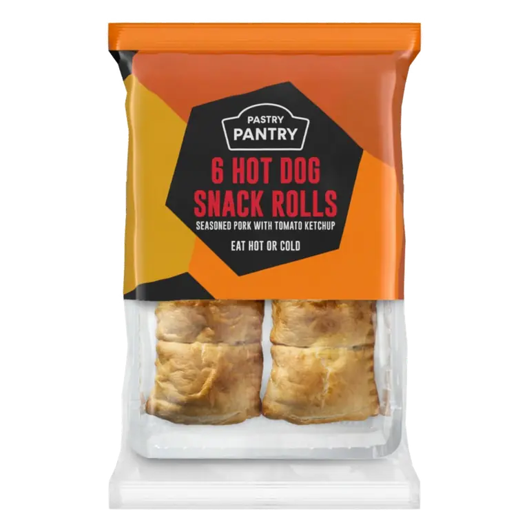 The Pastry Pantry 6 Hot Dog Snack Rolls 180g