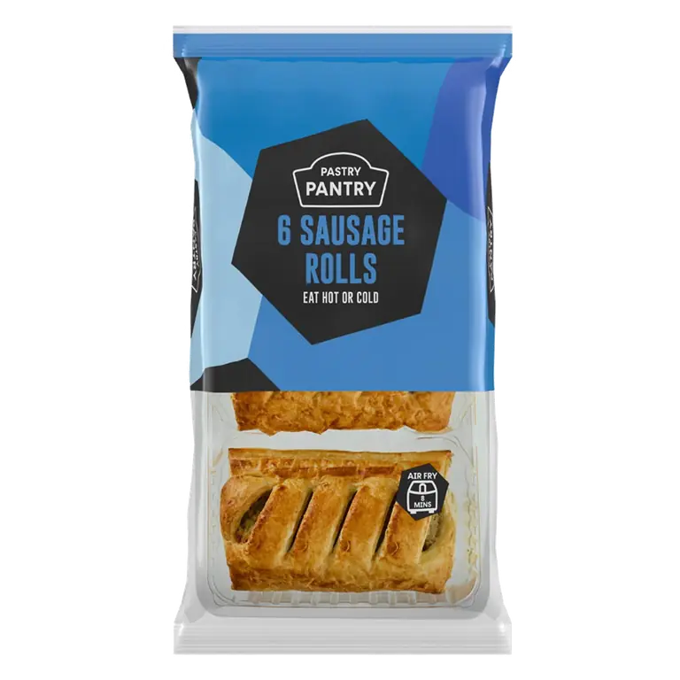 The Pastry Pantry 6 Sausage Rolls