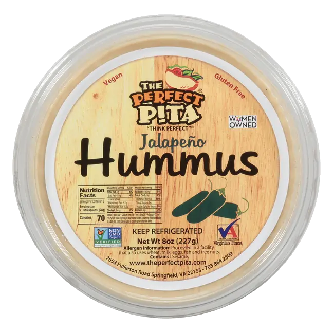Gluten Free Vegan Jalapeno Hummus