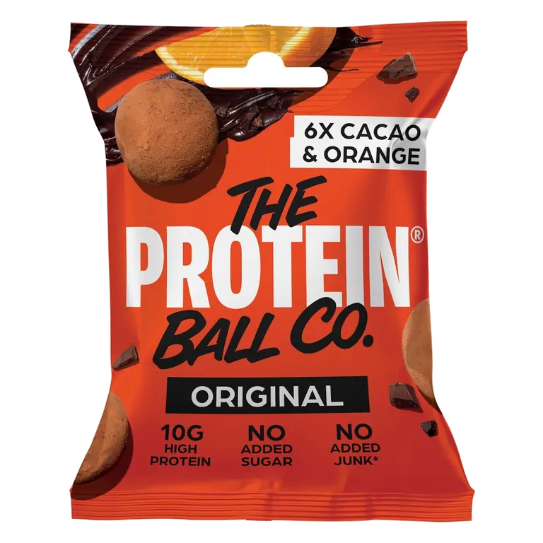 The Protein Ball Co. 6 Cacao & Orange Natural Energy Balls 45g