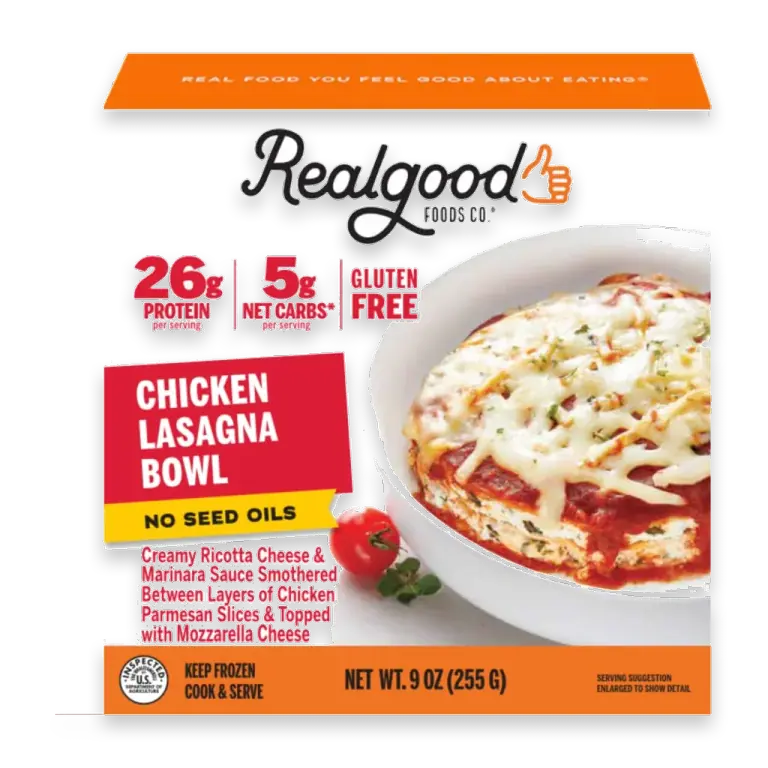Real Good Foods Lasagna Bowl