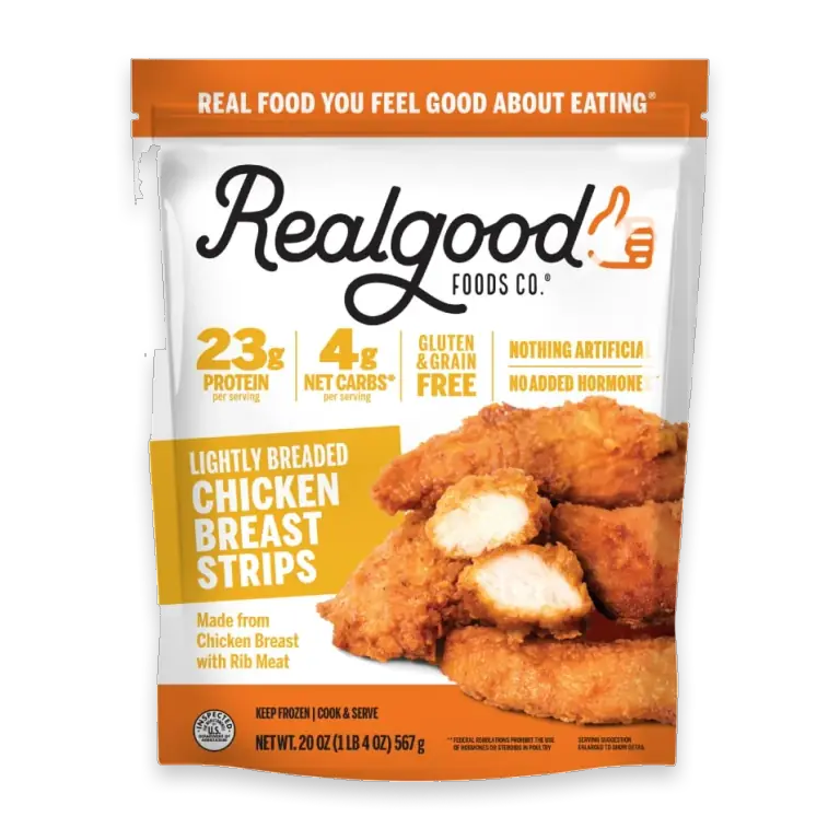 Real Good Foods Lightly Breaded Chicken Strips