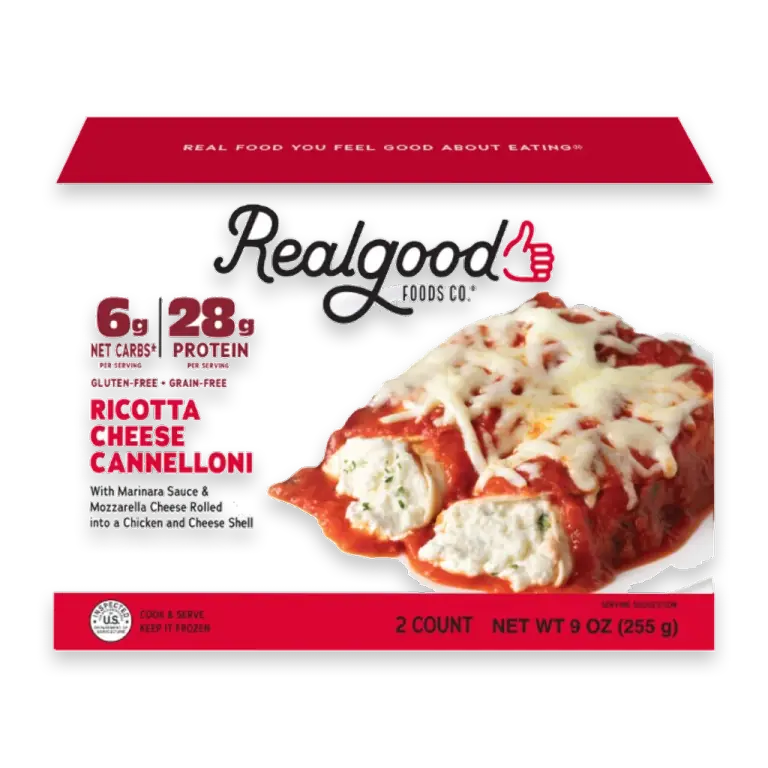 Real Good Foods Ricotta Cheese Cannelloni