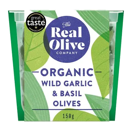 Real Olive Co. Wild Garlic & Basil Olives