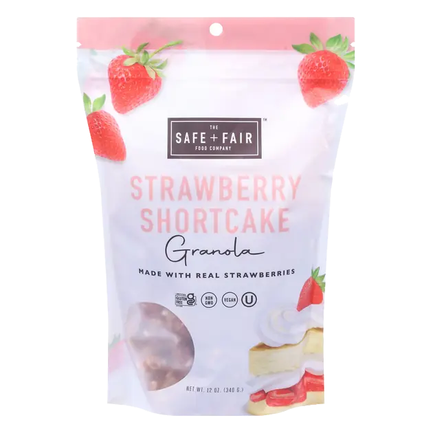 The Safe + Fair Food Company Strawberry Shortcake Granola 12 oz