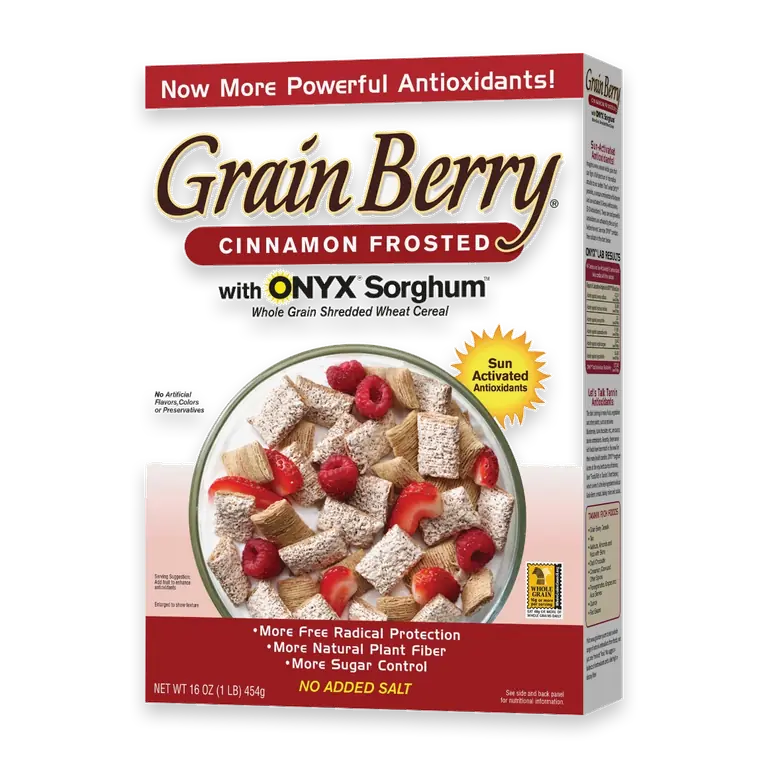 Grain Berry Cinnamon Frosted Shredded Wheat Cereal