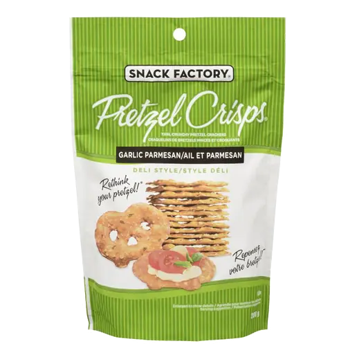 Pretzel Crisps Garlic Parmesan 200 g
