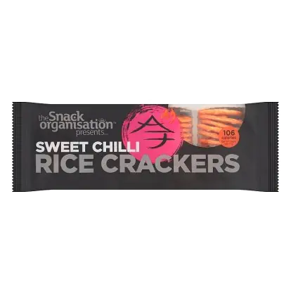Snack Organisation Sweet Chilli Rice Crackers
