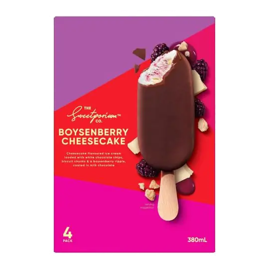 Sticks Boysenberry Cheesecake 4 Pack