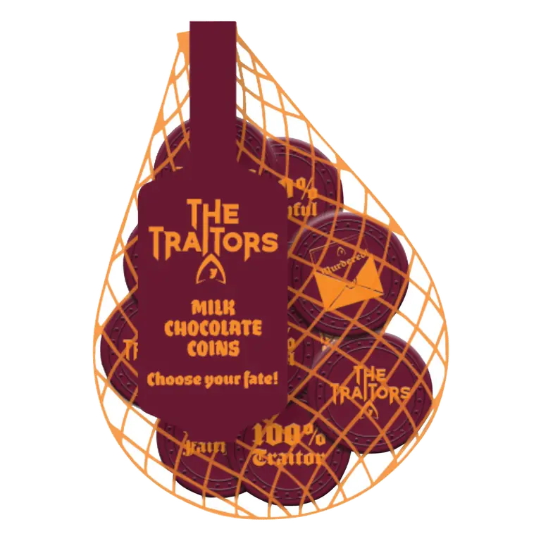 The Traitors Milk Chocolate Coins 72g