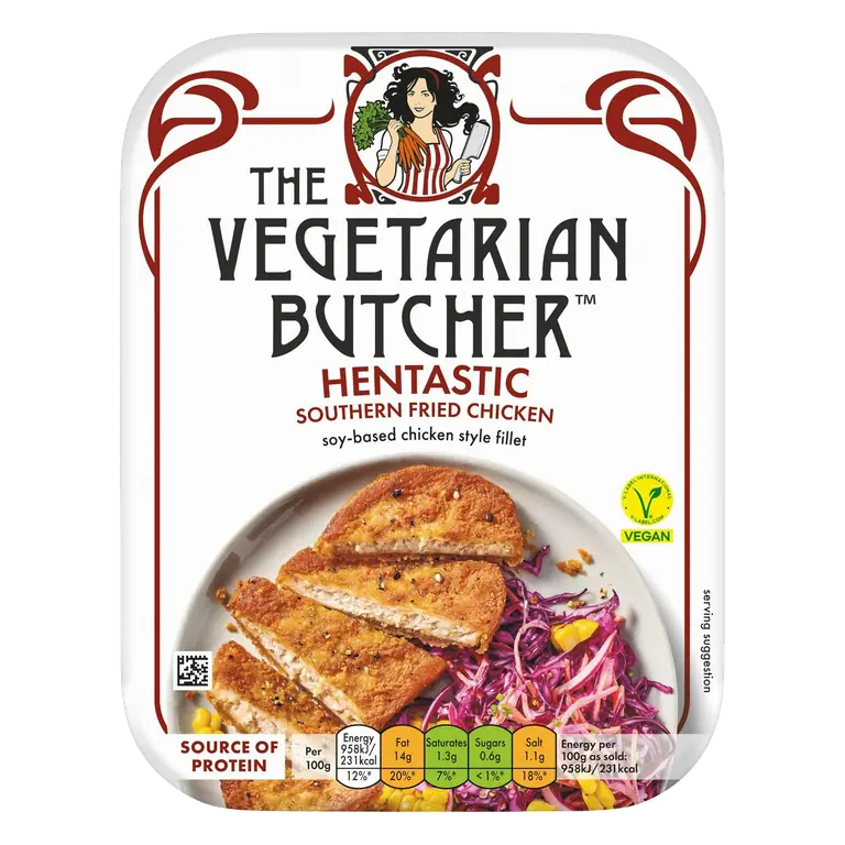 Vegan Chicken Fillet Hentastic Southern Fried 200g