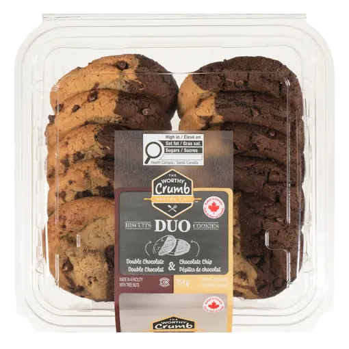Duo Cookiee Double Chocolate & Chocolate Chip 354 g