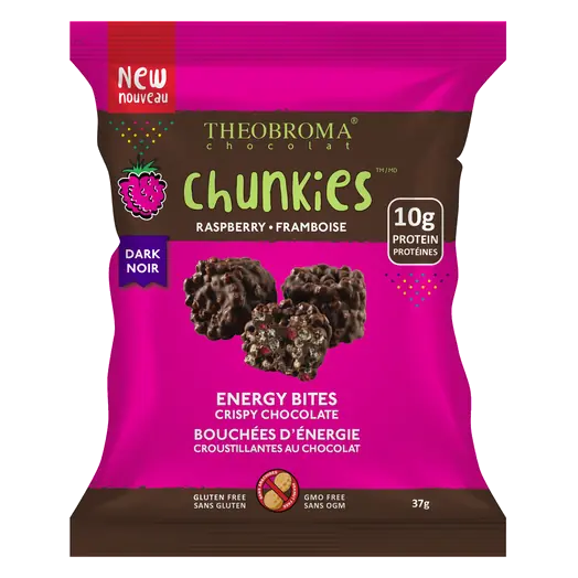 Gluten-Free Chunkies Rasberry Energy Bites Crispy Chocolate 37 g