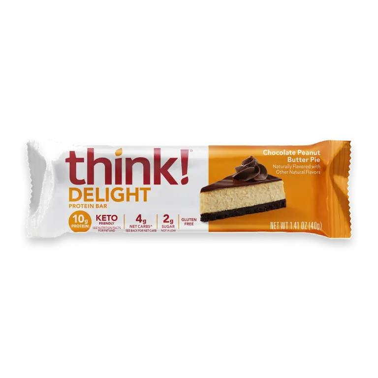 Delight Protein Bar, Chocolate Peanut Butter Pie