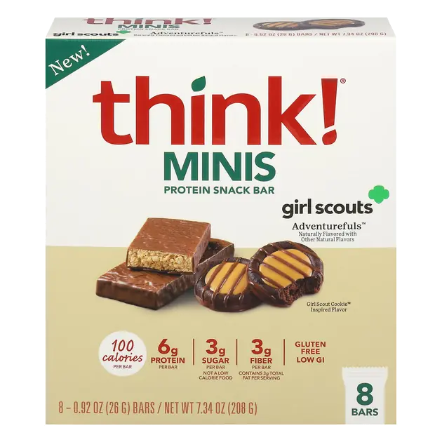 think!, Minis Girl Scouts Adventurefuls, 8-0.92 oz Bars