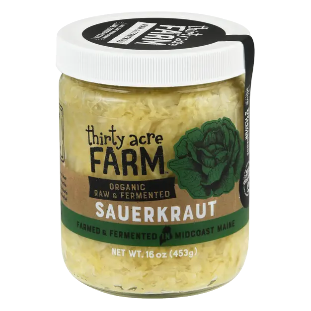 Organic Raw & Fermented Sauerkraut Refrigerated