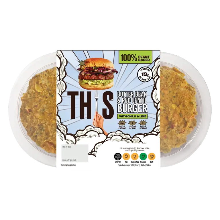 Butterbean And Red Lentil Burger 180G
