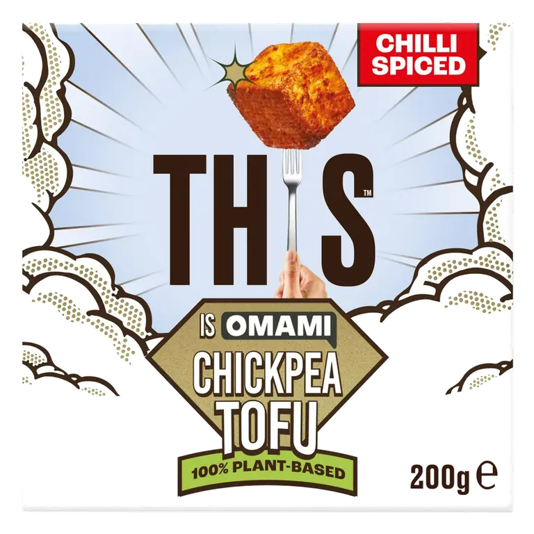 is Omami Chilli Spiced Chickpea Tofu 200g