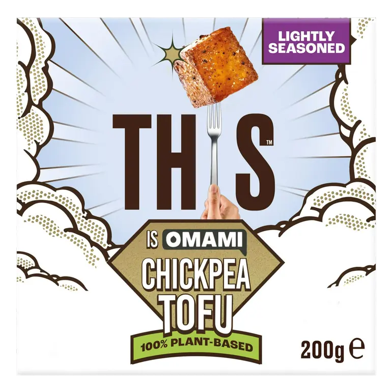 is Omami Lightly Seasoned Chickpea Tofu 200g